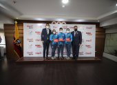 El COE anunció que todos los deportistas recibirán chips para estar conectados, así como sus competencias será transmitidas. En el acto estuvieron presentes los deportistas Mariana Pérez, Jordi Jiménez y Diana Durango.