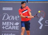 Goméz (156 ATP) venció en primera ronda al juvenil tricolor Gian Rodríguez por 6-1, 6-2. Ahora su rival será Alexis Gautier (444).