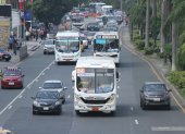 Transporte. Algunos de los buses urbanos que circulan en Guayaquil.