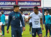 Xavier Arreaga y Romario Caicedo se preparan con la Tricolor para eliminatorias.
