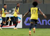 Ecuador ya marca su primero gol en Perú.