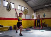 Jéssica Palacios, 16 años, pesas. Es hermana de Neisi Dajomes y Angie Palacios. Campeona panamericana sub-15 y plata y bronce sub-17.