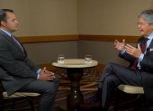 El presidente Guillermo Lasso atendió una entrevista al medio de comunicación estadounidense La Voz de América (VOA)