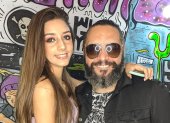 El rockero de 49 años, junto a su hija Luccy de 16.