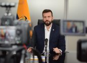 El ministro de Economía y Finanzas, Pablo Arosemena, dio su primera rueda de prensa este 11 de julio de 2022.