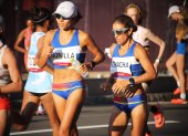 Paola Bonilla y Rosa Chacha compitieron juntas por Ecuador en los Juegos Olímpicos de Tokio 2020.
