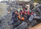 El cuerpo fue localizado entre unas rocas en Río Verde de Baños