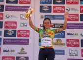 La azuaya de 18 años como la mejor ciclista internacional de la Vuelta.