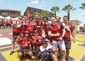Los hinchas de Flamengo se portaron a la altura en un gran operativo de las autoridades.