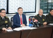 Evento. El ministro del Interior reveló la información en la ciudad de Quito.
