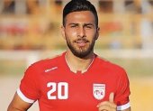 El futbolista iraní Amir Nasr-Azadani.