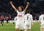 Matteo Guendouzi fue la figura del Olympique por el gol anotado.