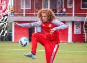 Los de Ambato completaron su último entrenamiento para este importante partido.