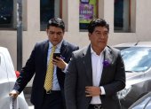 Dispositivo. El exalcalde Jorge Yunda recibió un grillete electrónico como parte de las medidas del juez.