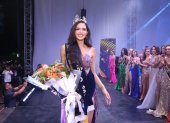 Delary en su primer desfile como Miss Ecuador 2023.