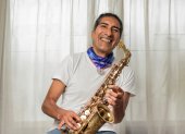 Yaku Pérez es un amante del saxofón, su instrumento favorito.