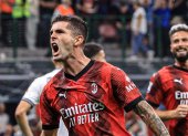 Pullisic puso la primera del partido para el conjunto rossonero.