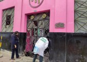 La sede del Club Sport Boys de Perú lució fuertemente afectada.