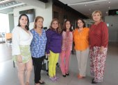 Alejandra Menéndez, Zoila Aguilar, Paola Rivera, Pamela Rivera, Karina Rivera y Susana de Flores.