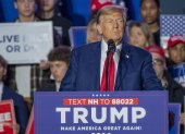 El expresidente estadounidense Donald Trump en elecciones.