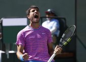 El español festejó a todo pulmón la victoria ante Fábián Marozsán, quien lo venció en 2023 y sigue en camino a revalidar el título de Indian Wells.