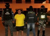Arresto. Celso Moreira detenido en 2018, el más buscado de Manabí.