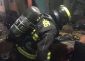 Los bomberos atendieron la emergencia la noche del 20 de septiembre de 2024.