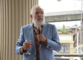 Docente. Jacobo Bucaram Ortiz ha sido velado, por dos días, en su alma máter, la Universidad Agraria del Ecuador.