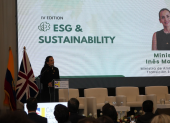 Inés Manzano participó en la inauguración de la Cuarta Edición del ESG & Sustainability Forum.