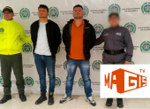 Juan Diego y José Daniel Santacruz Benavidez capturados en Colombia.