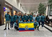 La delegación de Ecuador que está en Argentina.