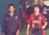 Merlin Villagomez y el alemán Lothar Matthäus.