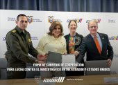 Las autorridades de Ecuador en materia de seguridad pública firmaron el documento.