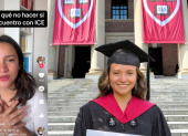 Angélica Remache López comparte consejos para migrantes, en Instagram y TikTok. En junio se graduó en Harvard.