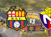 Barcelona SC recibe a El Nacional en el Monumental por la Copa Libertadores 2025.