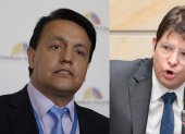 Fernando Villavicencio, de Ecuador, y Miguel Uribe, de Colombia.