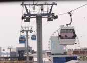 El sistema de transporte aerosuspendido de Guayaquil.