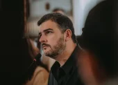 El alcalde de Guayaquil, Aquiles Álvarez, durante una sesión del Concejo Cantonal.