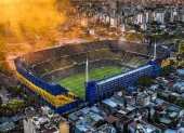 La Bombonera el legendario estadio de Boca Juniors en Buenos Aires.