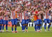 Atlético Madrid y Real Sociedad disputan el título de la Copa del Rey.