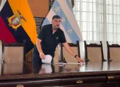 Aquiles Álvarez, alcalde de Guayaquil, fue detenido la madrugada del 10 de febrero de 2026, en Samborondón.
