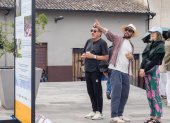 La exposición se puede visitar en la plaza Santa Clara, ubicada en el Centro Histórico de la capital.