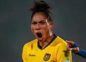 Nayely Bolaños hizo el segundo gol de Ecuador ante Chile.