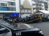 ATM retiene 18 motos mal estacionadas en la Bahía del Malecón.