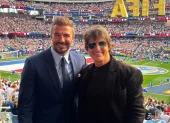 David Beckham subió hace dos semanas esta foto junto a Tom Cruise.