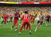 La selección de Suiza se impuso ante Colombia en la tanda de penales.