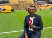 Máximo Banguera en su etapa de comentarista deportivo.