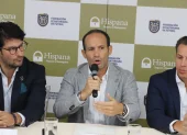 Francisco Egas (c), principal directivo de la Federación Ecuatoriana de Fútbol.