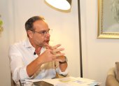Andrés Roche es el precandidato del Partido Social Cristiano (PSC).
