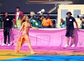 La cantante colombiana Shakira se presenta en el entretiempo del Mundial 2026.